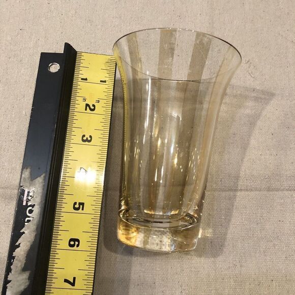 Vtg SP Collection 1997 Handmade in Poland Glass Clear Striped Glass 11pc Green - Picture 11 of 11